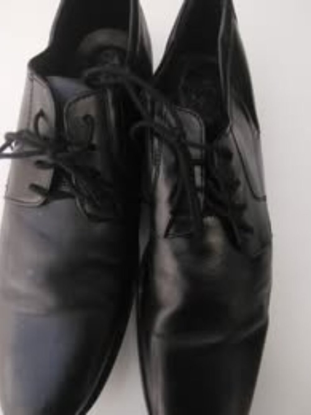 Clarks Men's Black Leather Shoes, Derby Style-Classic Oxford Style, Size 11.5